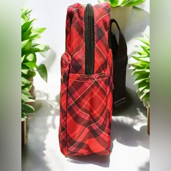PUMA Plaid “Festival” Crossbody Travel Bag w/ Adjustable Strap 9”x 6.5”x 3” EUC - Picture 4 of 14